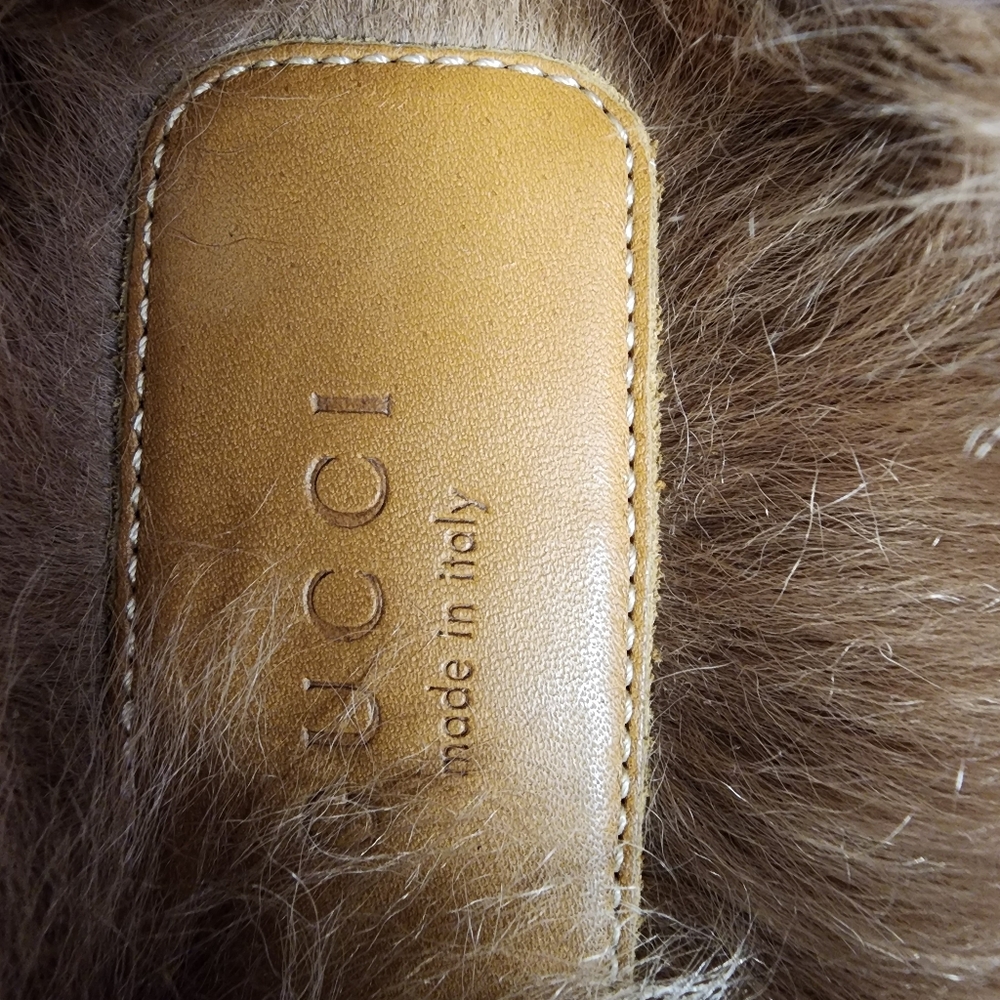 Gucci Black Velvet Fur Lined Loafers❤️ - Picture 11 of 16